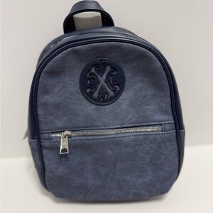 NWT Christian Lacroix CXL Marley Blue Indigo Denim Backpack, Chic, Stylish